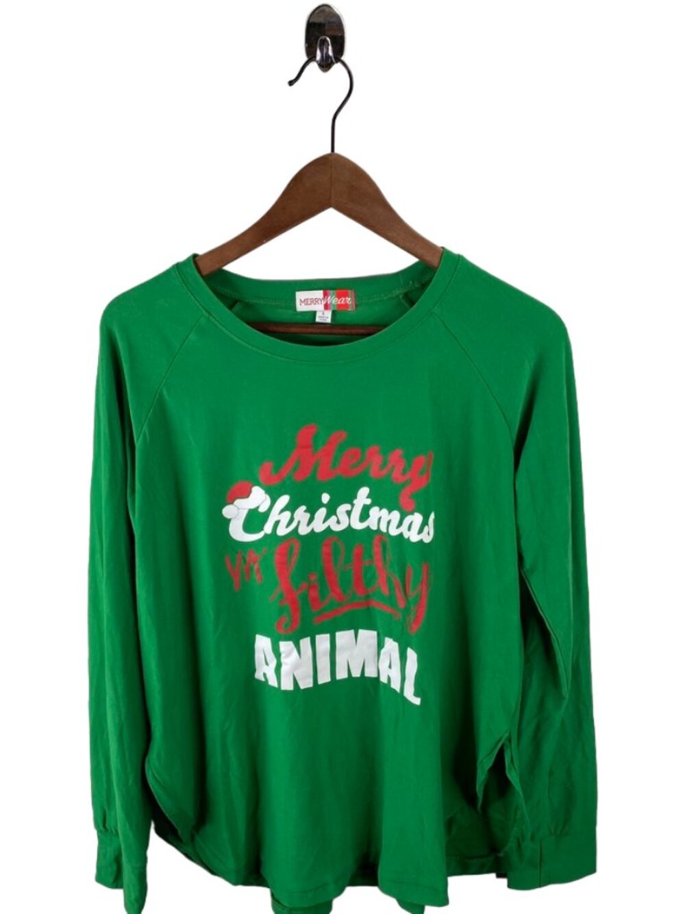 Merry Christmas Ya Filthy Animal Tunic L